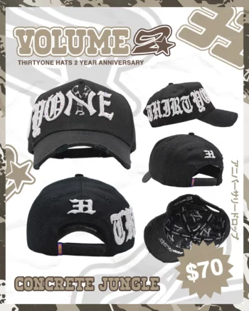 31 hats Concrete Jungle